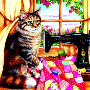 SunsOut: The Seamstress (1000) kattenpuzzel