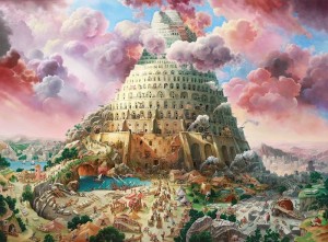 Castorland: Tower of Babel (3000) legpuzzel