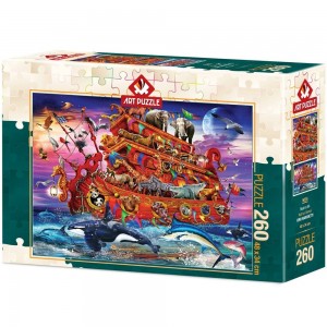 Art Puzzle: Noah's Ark - Ciro Marchetti (260XL) verticale puzzel