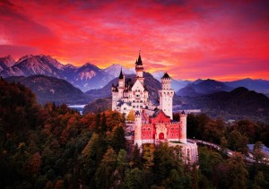 Bluebird: Neuschwanstein (1000) legpuzzel