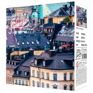 Koelkastpoezie: Rooftops (1000) legpuzzel