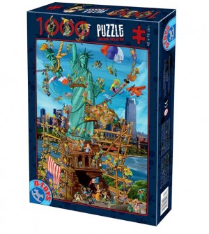 D-Toys: New York (1000) cartoon puzzel