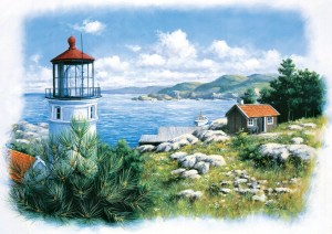 Art Puzzle: Seafront Lighthouse (500) legpuzzel