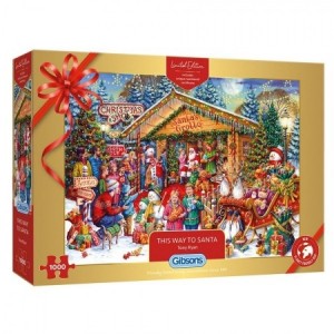Gibsons: This Way to Santa - Limited Edition (1000) kerstpuzzel