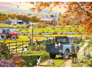 Otter House: Countryside Morning (1000) herfstpuzzel