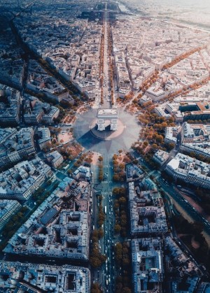 Ravensburger: Parijs van bovenaf gezien (1000) verticale puzzel