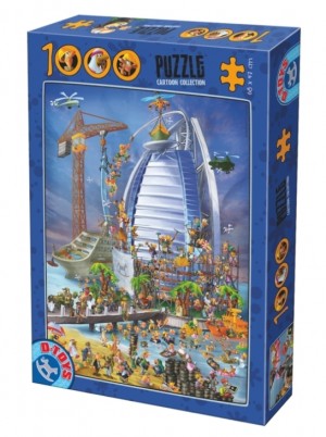 D-Toys: Dubai (1000) cartoon puzzel