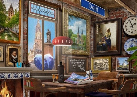 Word gek Inzichtelijk zoete smaak House of Holland: Delfts Café (1000) legpuzzel - Goedkopelegpuzzels.nl,  legpuzzels voor volwassenen en kinderpuzzels