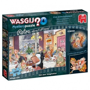 Wasgij Retro Mystery 4: Live Entertainment (1000) legpuzzel