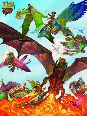 Cobble Hill: Dragon Flight (350) family puzzel