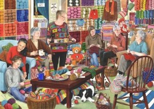 House of Puzzles: Knit & Natter (1000) legpuzzel