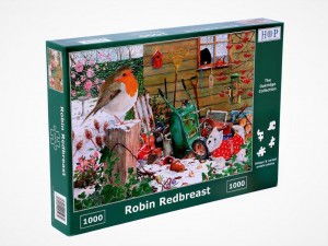 House of Puzzles: Robin Redbreast (1000) winterpuzzel