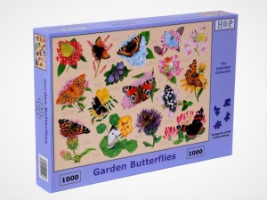 House of Puzzles: Garden Butterflies (1000) vlinderpuzzel
