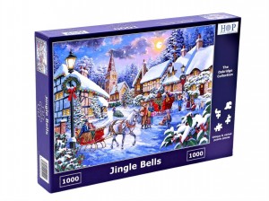 House of Puzzles: Jingle Bells (1000) kerstpuzzel