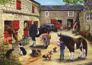 House of Puzzles: Farrier's Visit (500) paardenpuzzel
