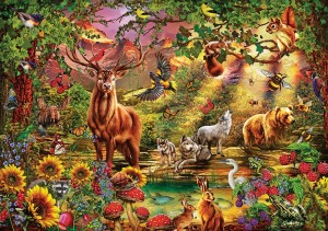 Art Puzzle: Magic Forest - Ciro Marchetti (1000) legpuzzel