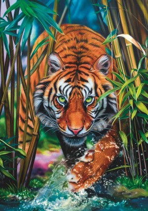 Trefl: Grasping Tiger (1000) tijgerpuzzel