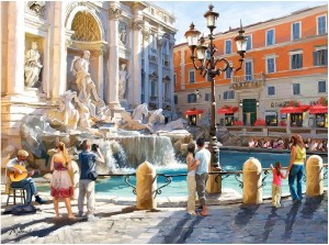 Castorland: The Trevi Fountain (3000) legpuzzel