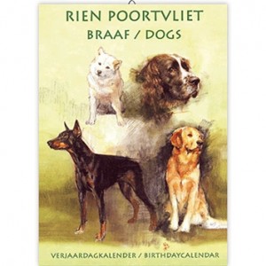 Verjaardagskalender Rien Poortvliet Braaf / Dogs OP = OP