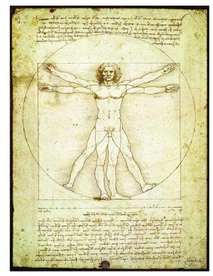 Eurographics: Leonardo Da Vinci - The Vitruvian Man (1000) kunstpuzzel