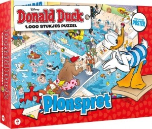 Just Games: Donald Duck nr 5 Plonspret (1000) legpuzzel
