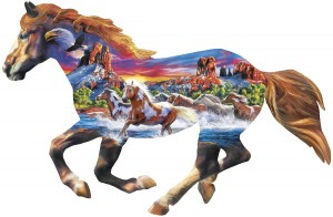 Master Pieces: Contours - Sedona Spirit (1000) shaped puzzel