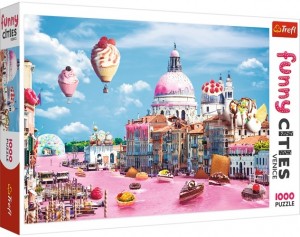 Trefl: Funny Cities - Sweets in Venice (1000) legpuzzel