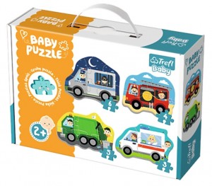 Trefl: Baby Puzzle Voertuigen (3/4/5/6) kinderpuzzel