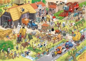 Puzzelman: Danker - Op de Boerderij (1000) legpuzzel