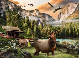 SunsOut: Elk Country (1000) legpuzzel