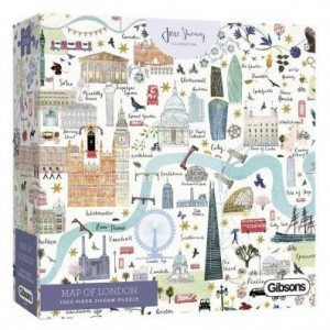 Gibsons: Map of London (1000) legpuzzel
