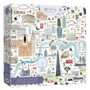 Gibsons: Map of London (1000) legpuzzel