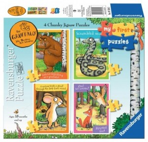 Ravensburger: Gruffalo 4in1 (2/3/4/5) DEUK IN DOOS OP = OP