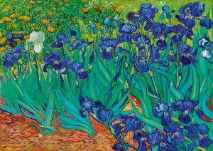 Art By Bluebird: Irises - Vincent van Gogh (1000) kunstpuzzel