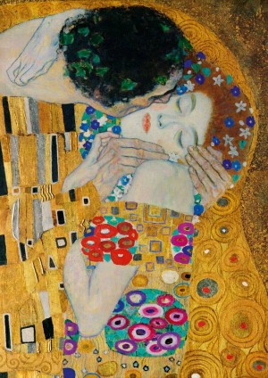 Art By Bluebird: The Kiss (detail) (1000) kunstpuzzel