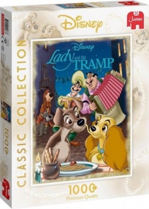 Jumbo: Disney Lady en de Vagebond (1000) disneypuzzel