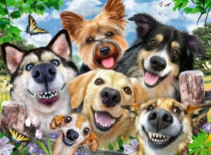 Ravensburger: Vrolijke Honden (500) hondenpuzzel