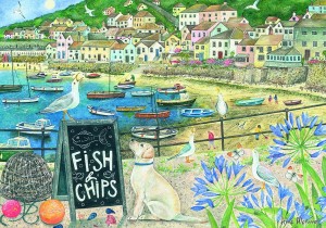 Otter House: Fish 'n Chips (1000) legpuzzel