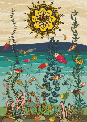 Deico: Nature Puzzle - Underwater (1000) legpuzzel