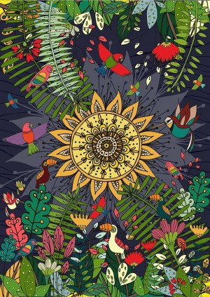 Deico: Nature Puzzle - Tropical (1000) legpuzzel