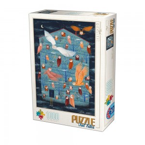 D-Toys: Owl Tales (1000) verticale puzzel