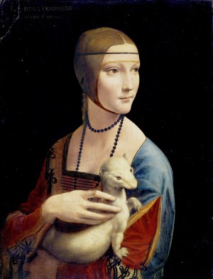 D-Toys: Leonardo Da Vinci - Lady with an Ermine (1000) kunstpuzzel
