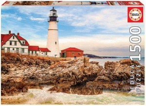 Educa: Rocky Lighthouse (1500) legpuzzel