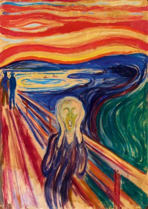 Art by Bluebird: Edvard Munch - The Scream (1000) kunstpuzzel