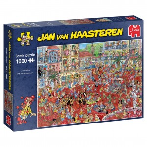 Jan van Haasteren: La Tomatina (1000) legpuzzel