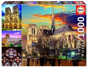 Educa: Notre-Dame Collage (1000) legpuzzel