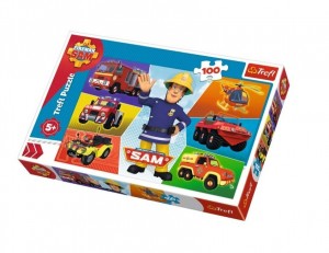 Trefl: Brandweerman Sam (100) kinderpuzzel