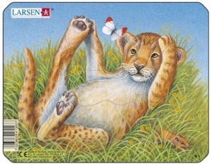 Larsen: Leopard (9) kinderpuzzel