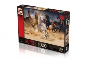 KS Games: Wild Horses (1000) paardenpuzzel