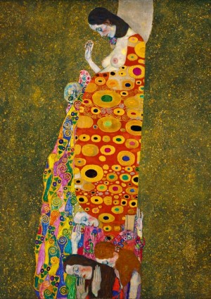 Art By Bluebird: Hope 2 - Gustav Klimt (1000) kunstpuzzel